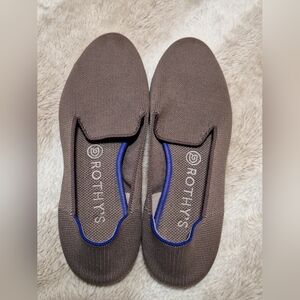 Rothy's The Loafer Flats Women's Size 8 Mocha Brown Round Toe Slip On Shoes